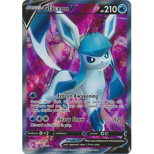 Glaceon V - 174/203 - Full Art Ultra Rare