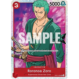 001025 OP01-025 Roronoa Zoro 