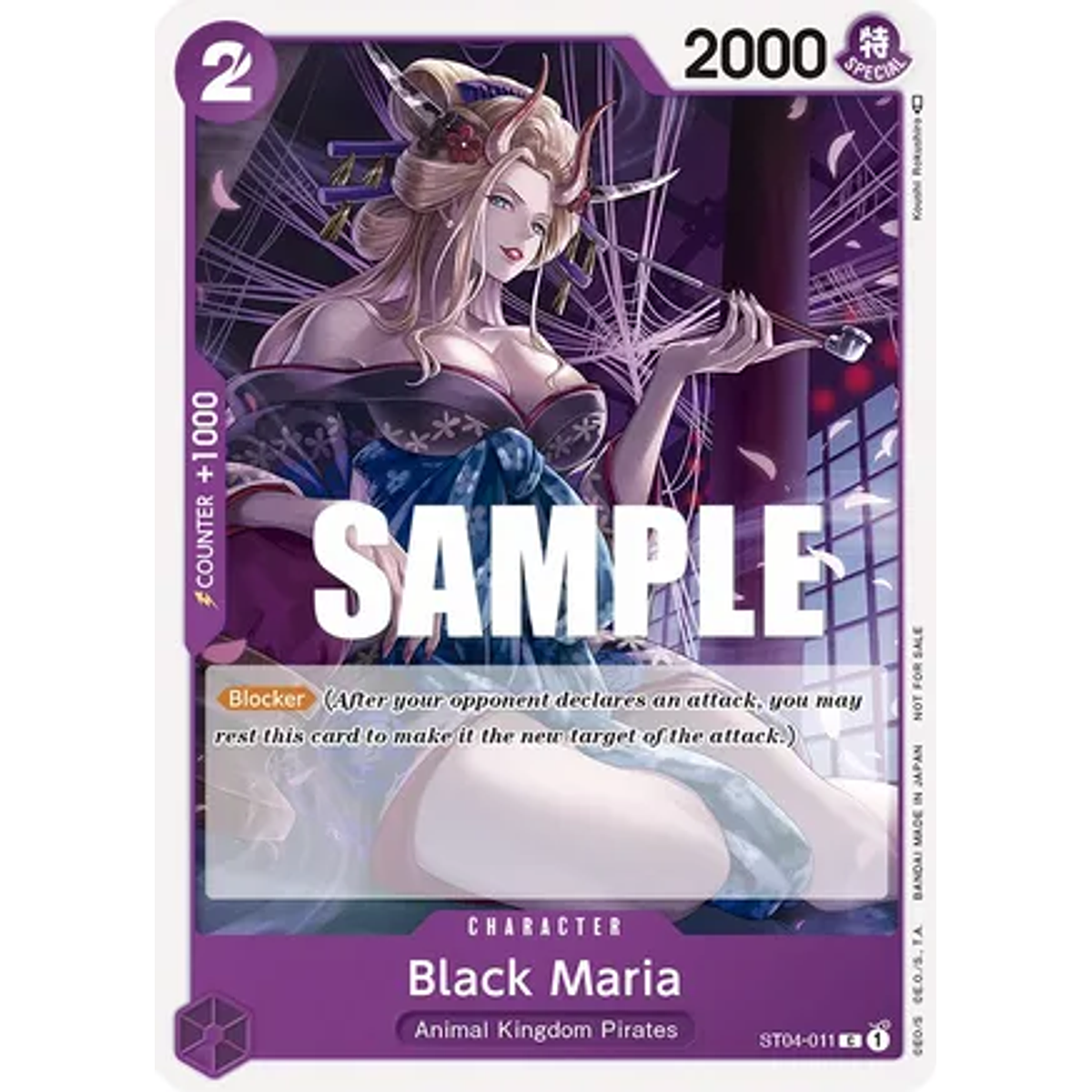 1004011 ST04-011 Black Maria (Tournament Pack Vol. 2)