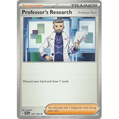 13190 Professor's Research (Professor Turo) - 190/198 - Rare Theme Deck Exclusive