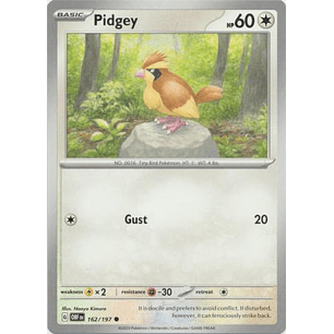 15162 Pidgey - 162/197 - Common