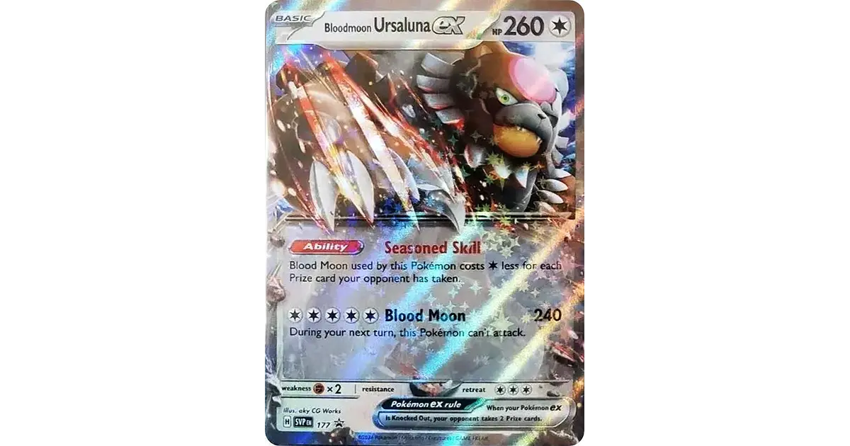 Pokémon TCG: Bloodmoon Ursaluna ex Box INGLÉS