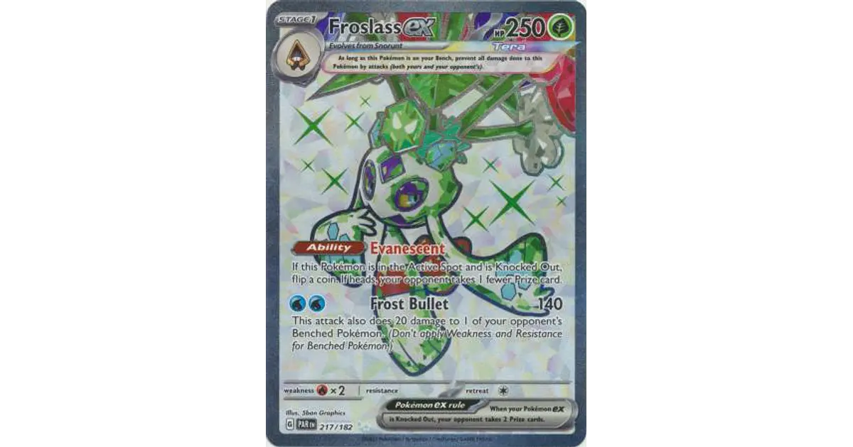 Pokémon TCG Paradox Rift Froslass Ex Full Art 217/182 In Hand FREE