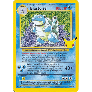 Blastoise - Celebrations
