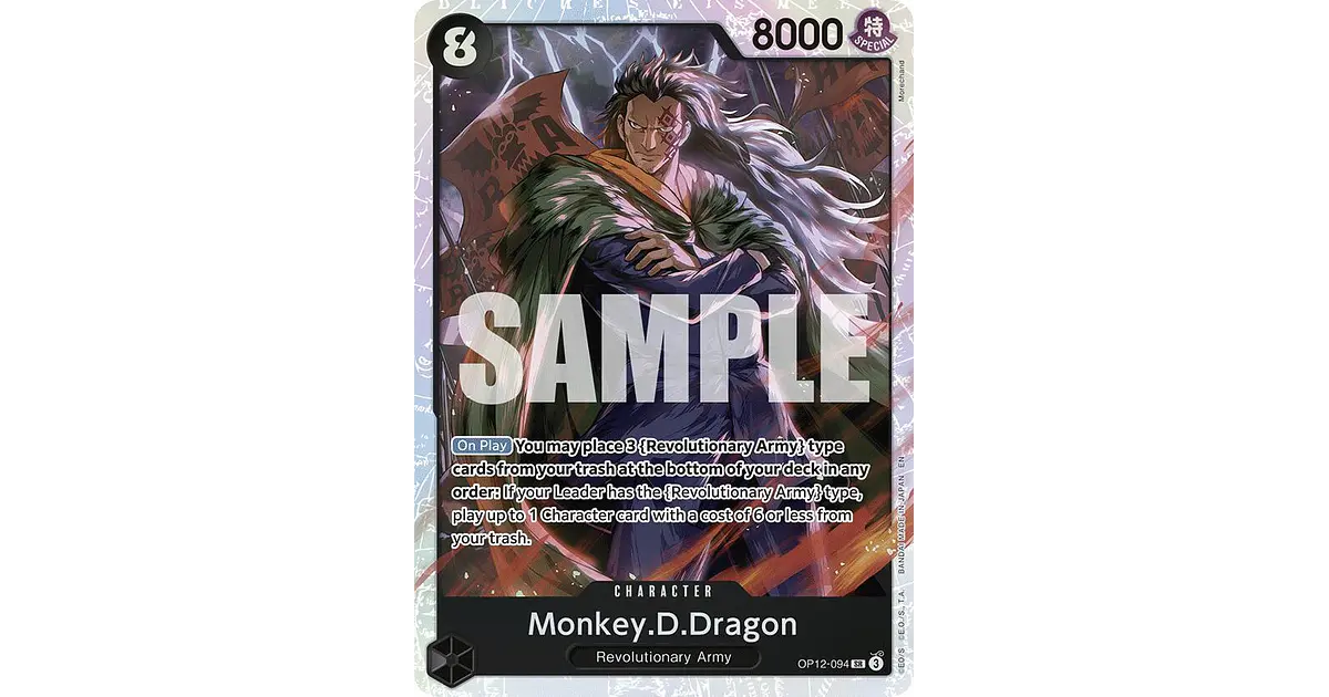 012094 OP12-094 Monkey.D.Dragon