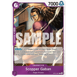 013067 OP13-067 Scopper Gaban