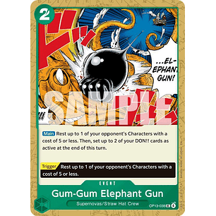 013038 OP13-038 Gum-Gum Elephant Gun