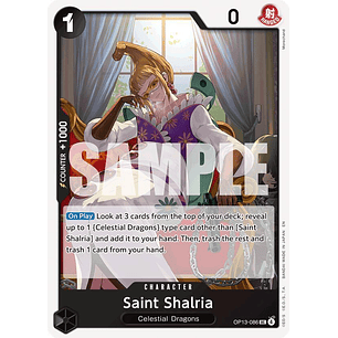 013086 OP13-086 Saint Shalria