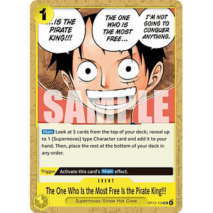 013116 OP13-116 The One Who Is the Most Free Is the Pirate King!!!