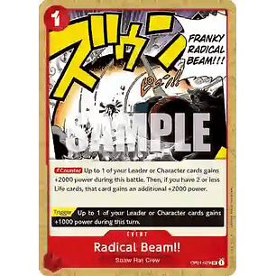 001029 OP01-029 Radical Beam!! (Textured Foil)