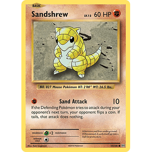 Sandshrew - 54/108 - Evolutions - Reverse Holofoil