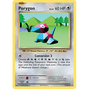 Porygon - 71/108 - Evolutions - Reverse Holofoil