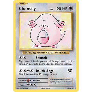 Chansey - 70/108 - Evolutions - Reverse Holofoil