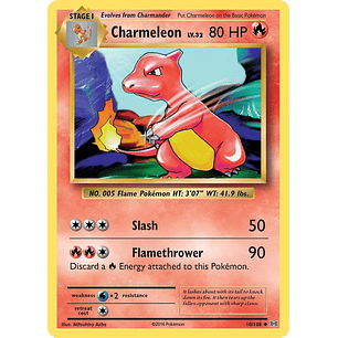Charmeleon - 10/108 - Evolutions - Reverse Holofoil