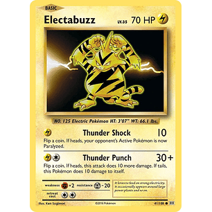 Electabuzz - 41/108 - Evolutions - Reverse Holofoil
