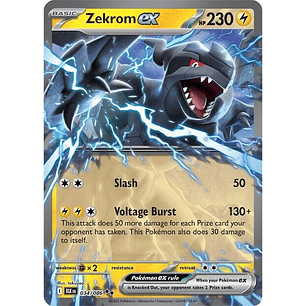 Zekrom ex - 034/086 - Black Bolt