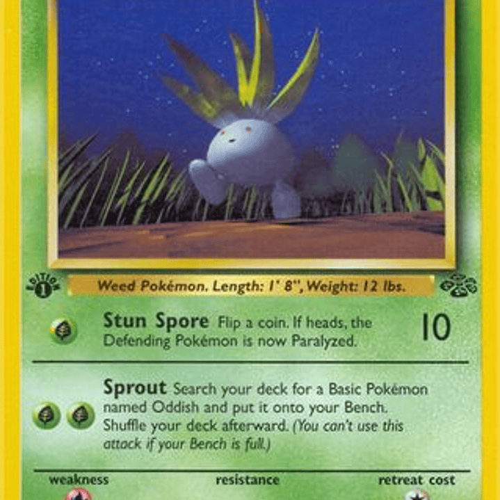 Oddish - 58/64 - Common - Unlimited 1