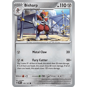 Bisharp - 149/197 - Obsidian Flames - Kingambit Illustration Collection
