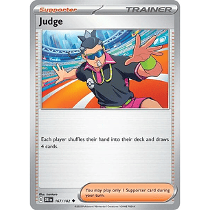 Judge - 167/182 - Destined Rivals - Reverse Holofoil
