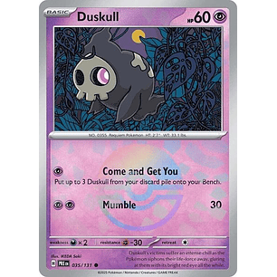 Duskull (Poke Ball Pattern) - 035/131 - Prismatic Evolutions