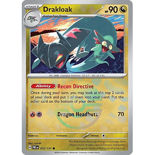 Drakloak (Poke Ball Pattern) - 072/131 -  Prismatic Evolutions