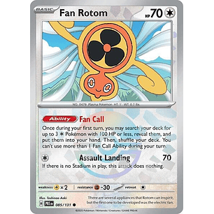 Fan Rotom (Poke Ball Pattern) - 085/131 - Prismatic Evolutions