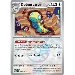 Dudunsparce (Poke Ball Pattern) - 080/131 - Prismatic Evolutions