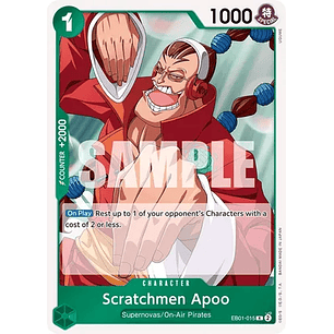 0065015 EB01-015 Scratchmen Apoo Non holo