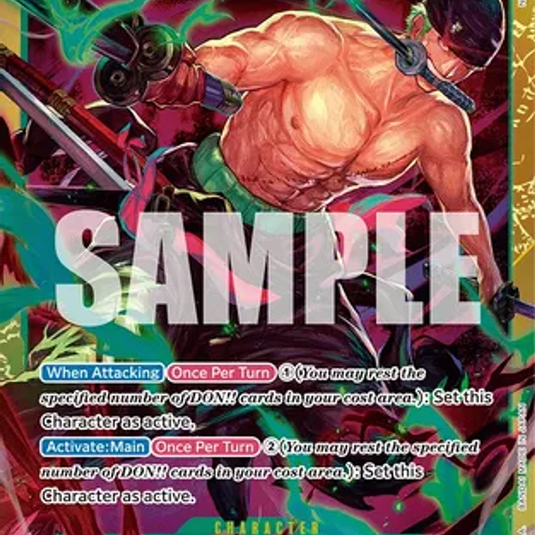 006118 OP06-118 Roronoa Zoro (Reprint) 1
