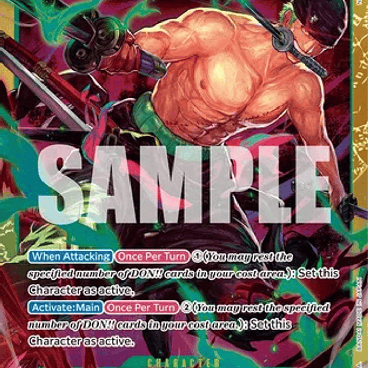 006118 OP06-118 Roronoa Zoro (Reprint) 1