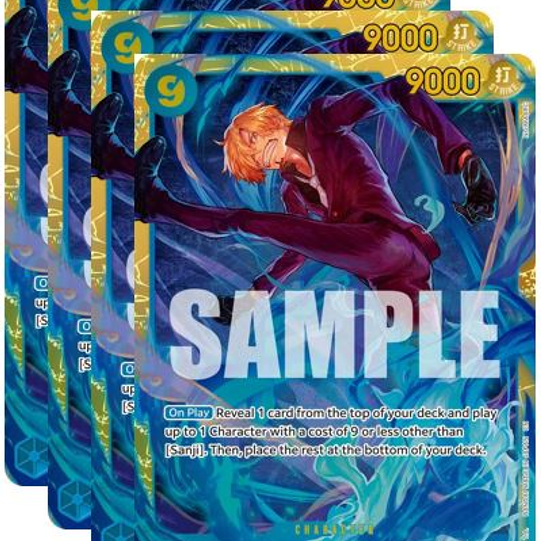 PREVENTA 006119 OP06-119 Sanji (Reprint) PLAY SET (30 Enero) 1