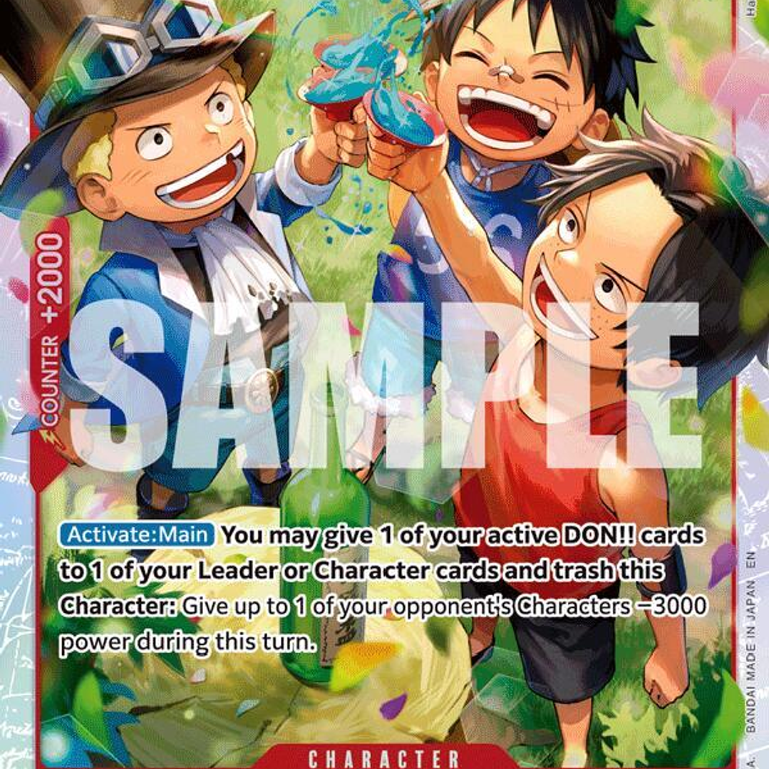 013007 OP13-007 Ace & Sabo & Luffy 1
