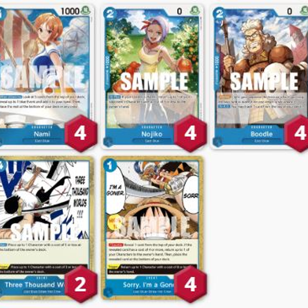 BASE NAMI PROMO: 42 CARTAS, SIN LÍDER (05/01 - 11/01) 1