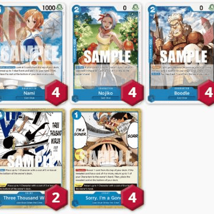 BASE NAMI PROMO: 42 CARTAS, SIN LÍDER (05/01 - 11/01) 1