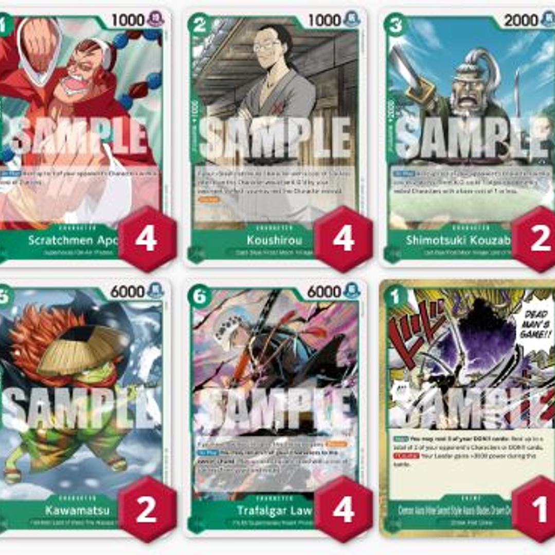 BASE ZORO OP12: 41 CARTAS + LÍDER (05/01 - 11/01) 1