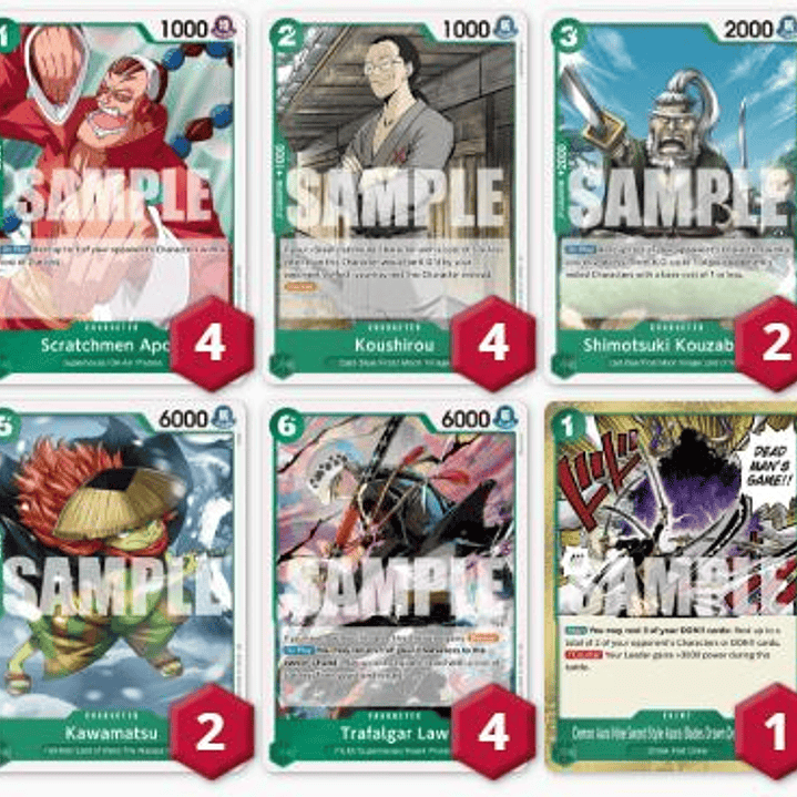 BASE ZORO OP12: 41 CARTAS + LÍDER (05/01 - 11/01) 1