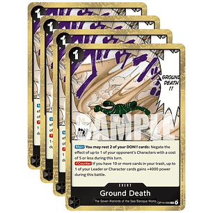 PREVENTA 014096 OP14-096 Ground Death PLAY SET (20-27 Febrero)