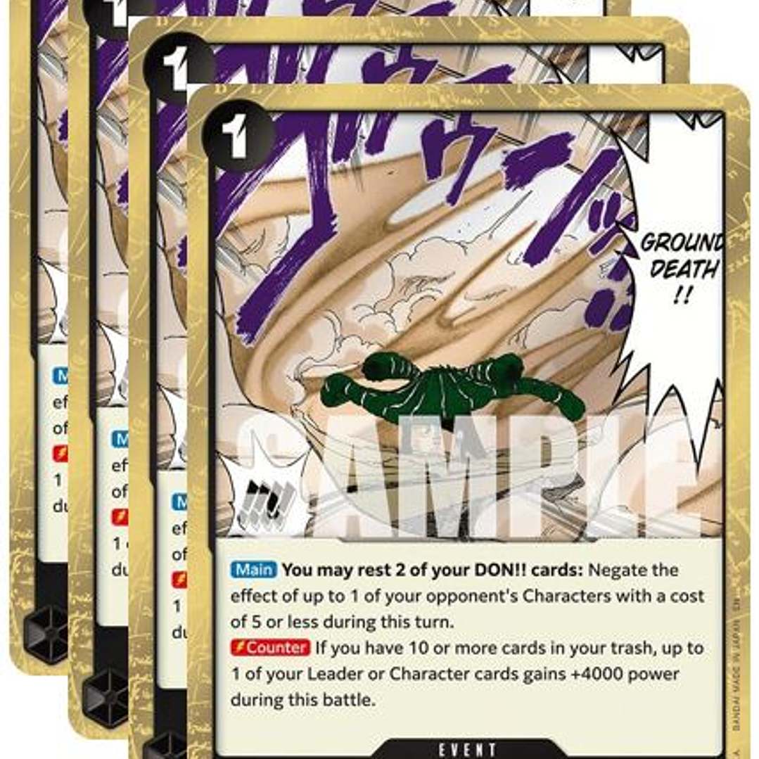 PREVENTA 014096 OP14-096 Ground Death PLAY SET (20-27 Febrero) Solo Transferencia 1