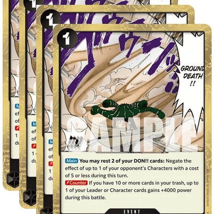 PREVENTA 014096 OP14-096 Ground Death PLAY SET (20-27 Febrero) Solo Transferencia 1