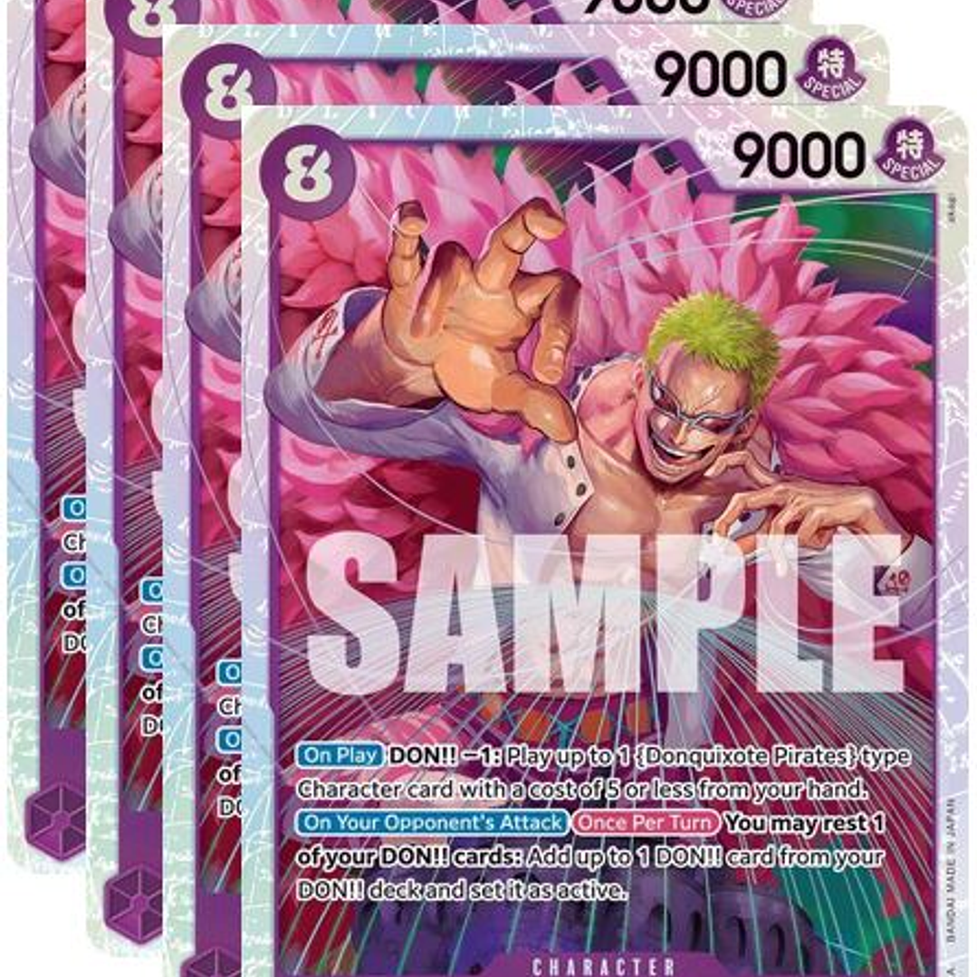 010071 OP10-071 Donquixote Doflamingo PLAY SET (02/02 - 08/02) 1