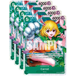 008023 OP08-023 Carrot (Reprint) PLAY SET (02/02 - 08/02)