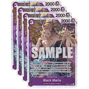 008074 OP08-074 Black Maria (Reprint) PLAY SET (02/02 - 08/02)
