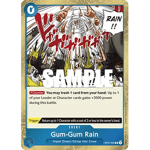 002068 OP02-068 Gum-Gum Rain (Reprint)