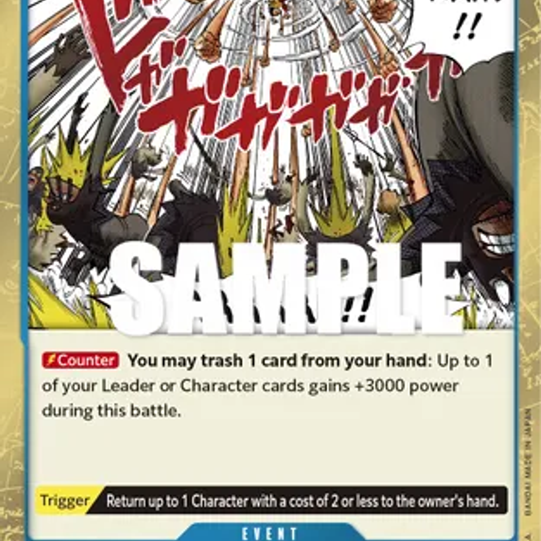 002068 OP02-068 Gum-Gum Rain (Reprint) 1