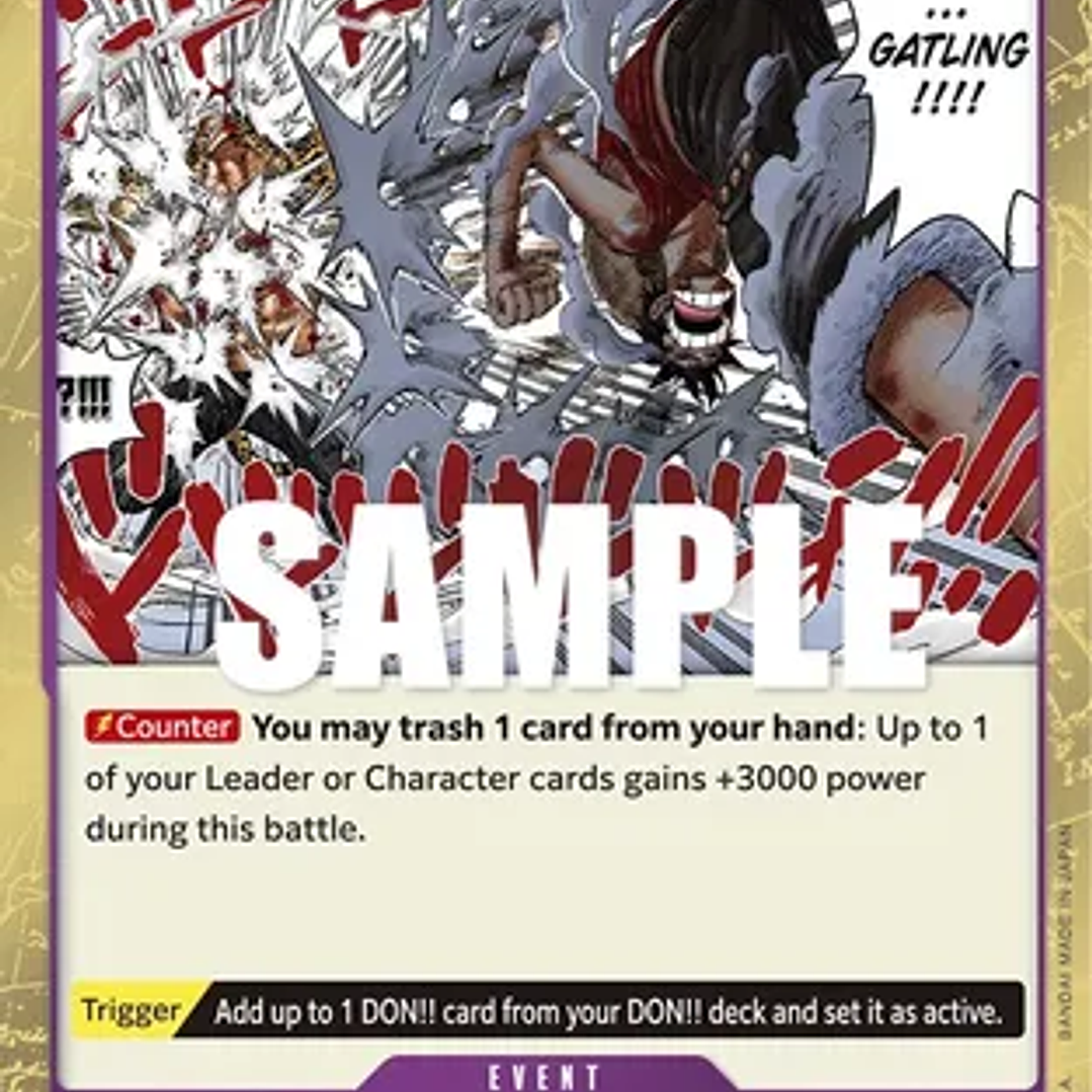 003072 OP03-072 Gum-Gum Jet Gatling (Reprint) 1