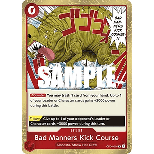 004016 OP04-016 Bad Manners Kick Course (Reprint)