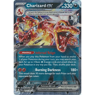 165054 Charizard ex - 054/091 - Ultra Rare (02/03 - 08/03)