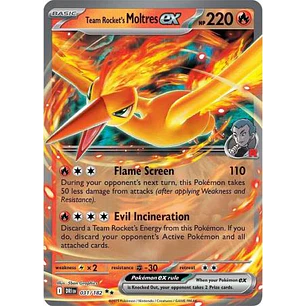 Team Rocket's Moltres ex - 031/182 - Double Rare (02/02 - 08/02)