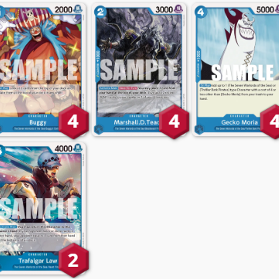 BASE DOFLAMINGO OP01: 34 CARTAS + LIDER (02/03 - 08/03) 1