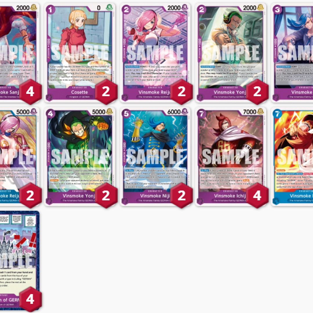 BASE REIJU OP06: 40 CARTAS + LIDER (02/03 - 08/03) 1